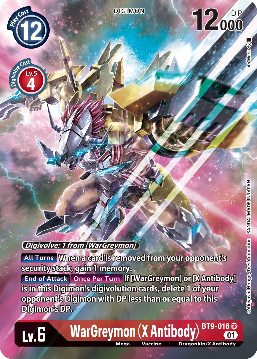 WarGreymon (X Antibody) [BT9-016] (Alternate Art) [X Record] | Total Play