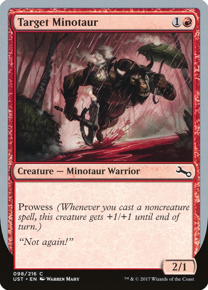 Target Minotaur (Rain Art) [Unstable] | Total Play