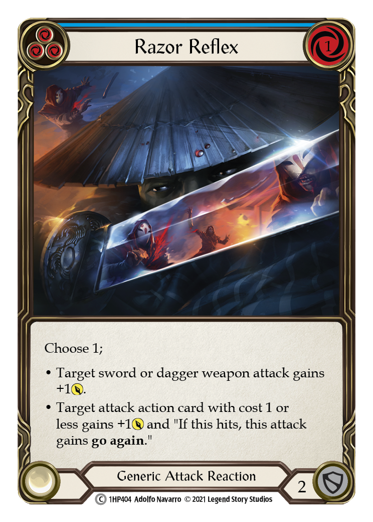 Razor Reflex (Blue) [1HP404] (History Pack 1) | Total Play