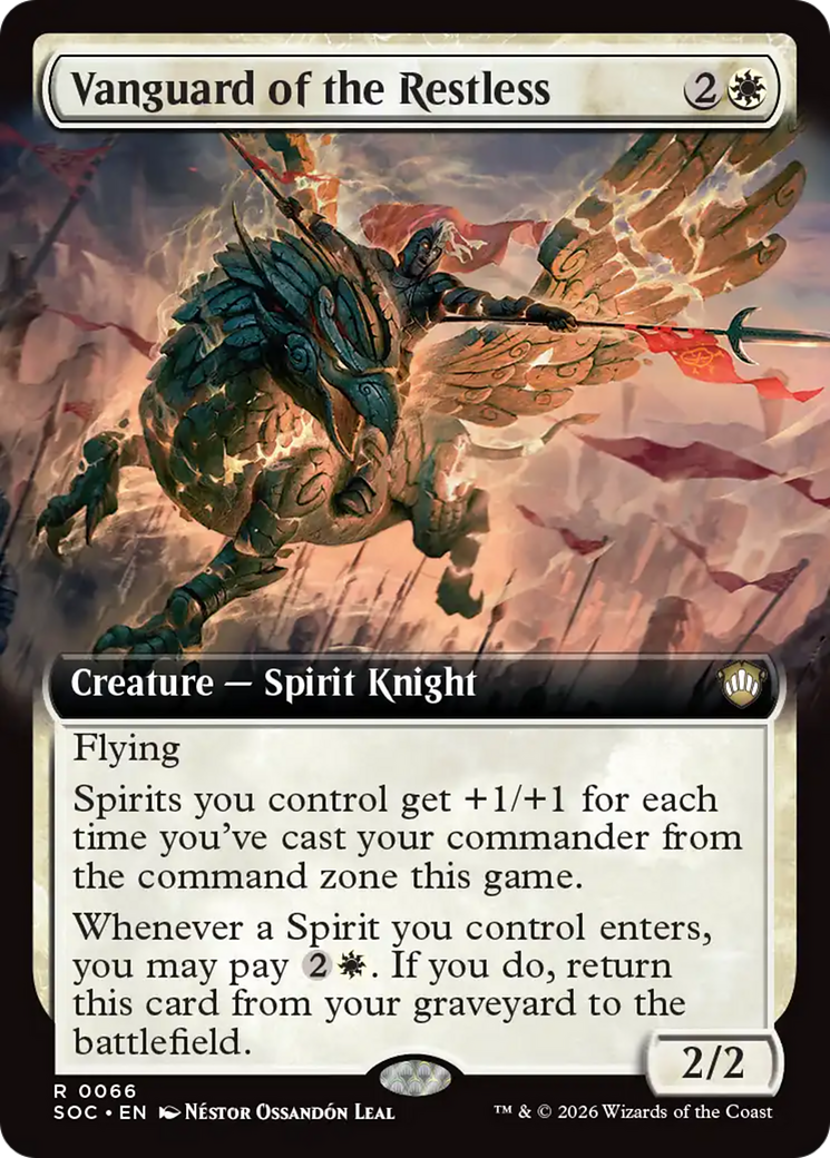 Vanguard of the Restless (Extended Art) [Secrets of Strixhaven Commander] | Total Play