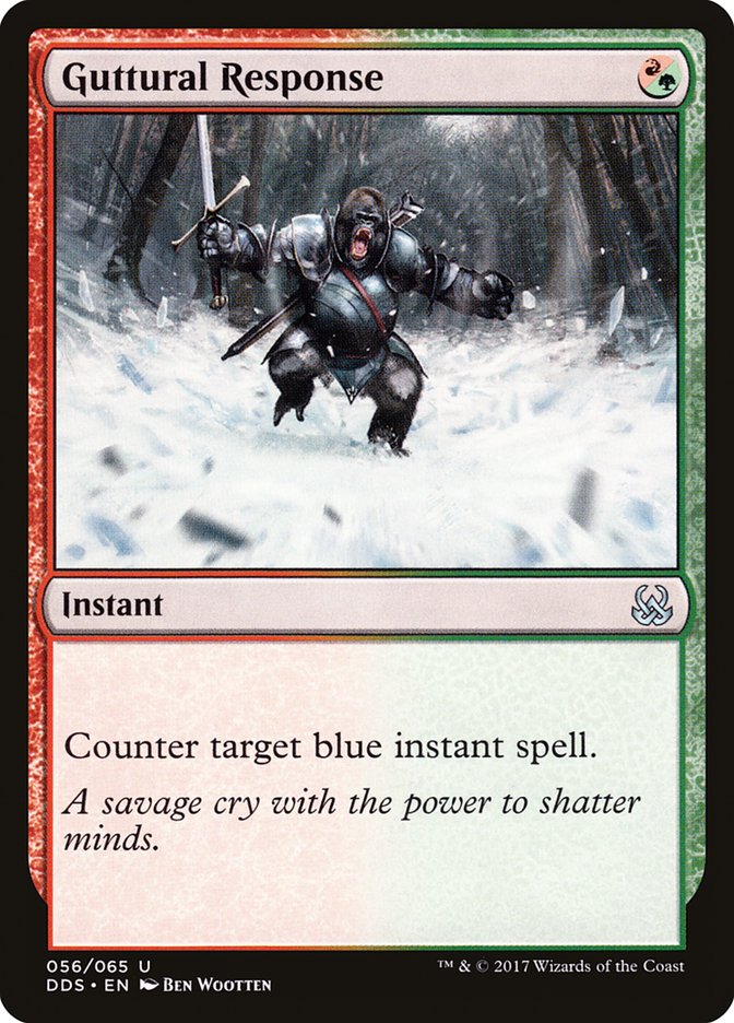 Guttural Response [Duel Decks: Mind vs. Might] | Total Play