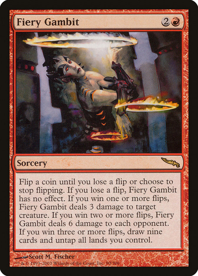 Fiery Gambit [Mirrodin] | Total Play