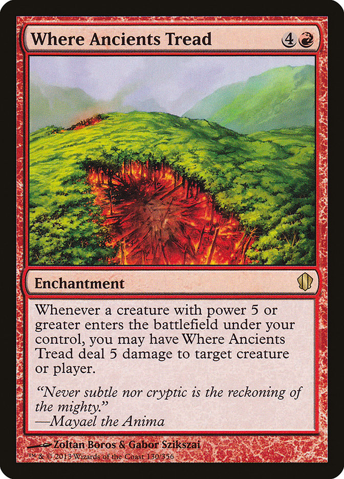 Where Ancients Tread [Commander 2013] | Total Play