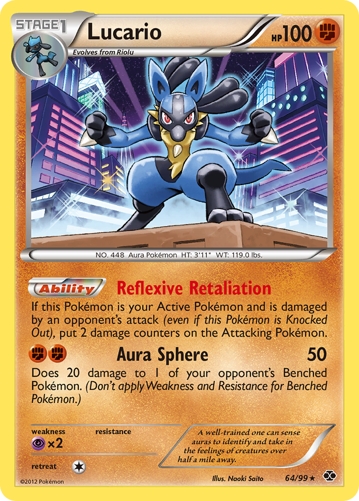 Lucario (64/99) [Black & White: Next Destinies] | Total Play