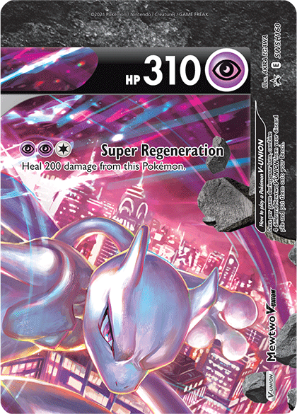 Mewtwo V-Union (SWSH160) [Sword & Shield: Black Star Promos] | Total Play