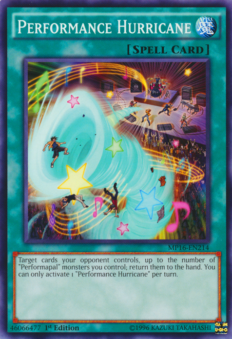 Performance Hurricane [MP16-EN214] Common | Total Play