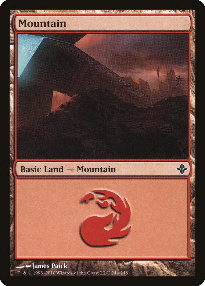 Mountain (244) [Rise of the Eldrazi] | Total Play