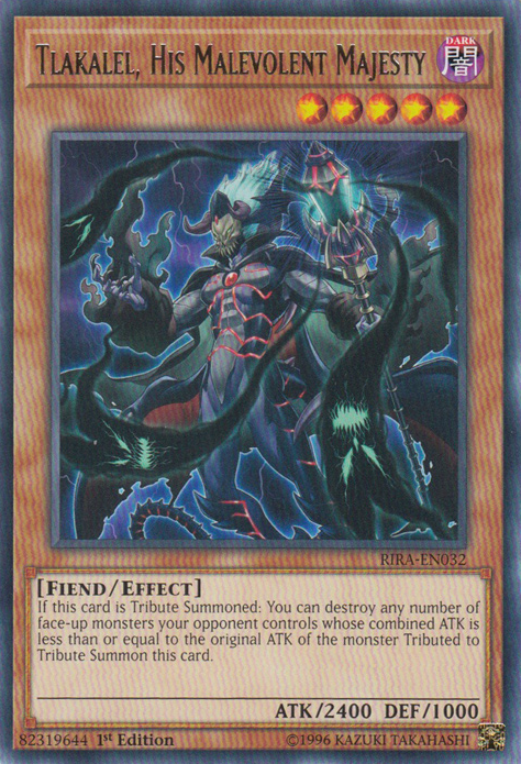 Tlakalel, His Malevolent Majesty [RIRA-EN032] Rare | Total Play
