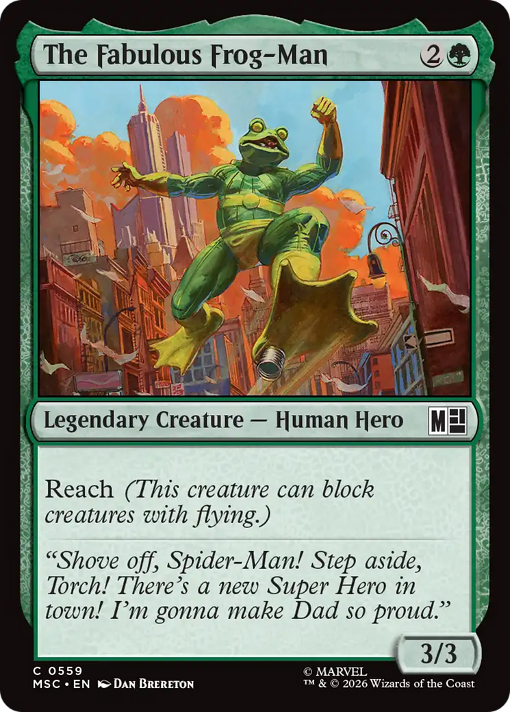 The Fabulous Frog-Man [Marvel Super Heroes Commander] | Total Play