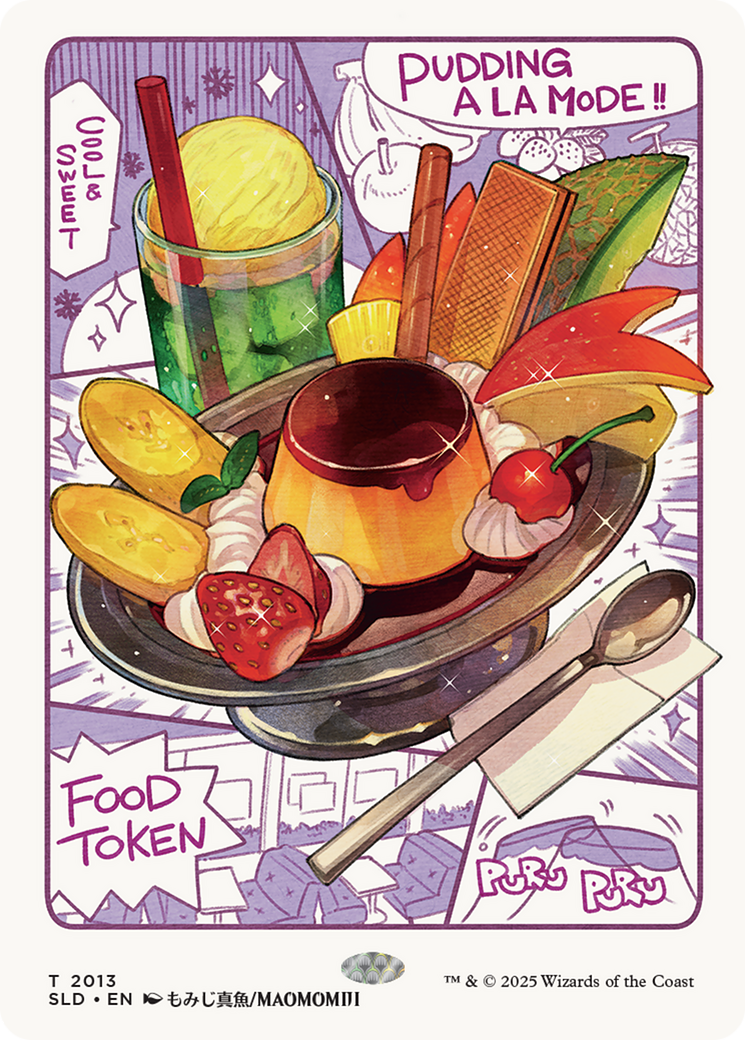 Food Token (2013) (Rainbow Foil) [Secret Lair Drop Series] | Total Play