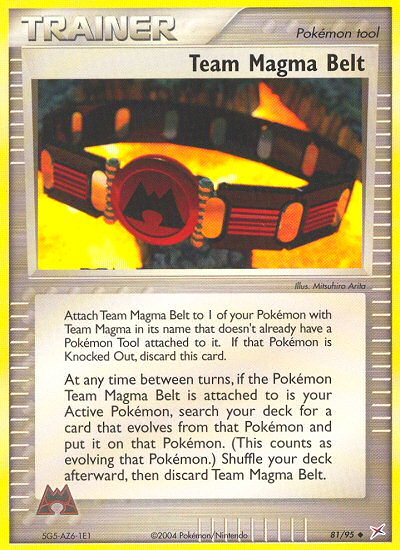 Team Magma Belt (81/95) [EX: Team Magma vs Team Aqua] | Total Play