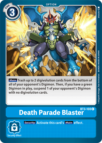 Death Parade Blaster [BT3-100] [Release Special Booster Ver.1.5] | Total Play