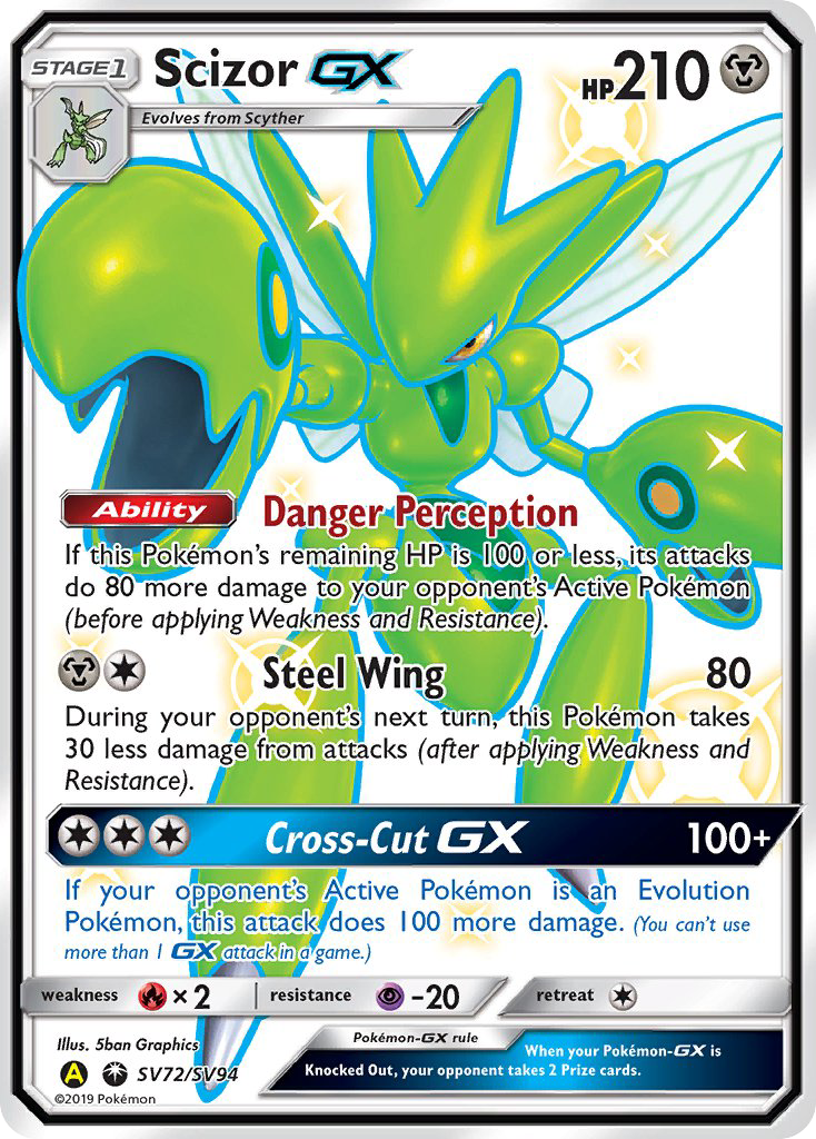 Scizor GX (SV72/SV94) [Sun & Moon: Hidden Fates - Shiny Vault] | Total Play