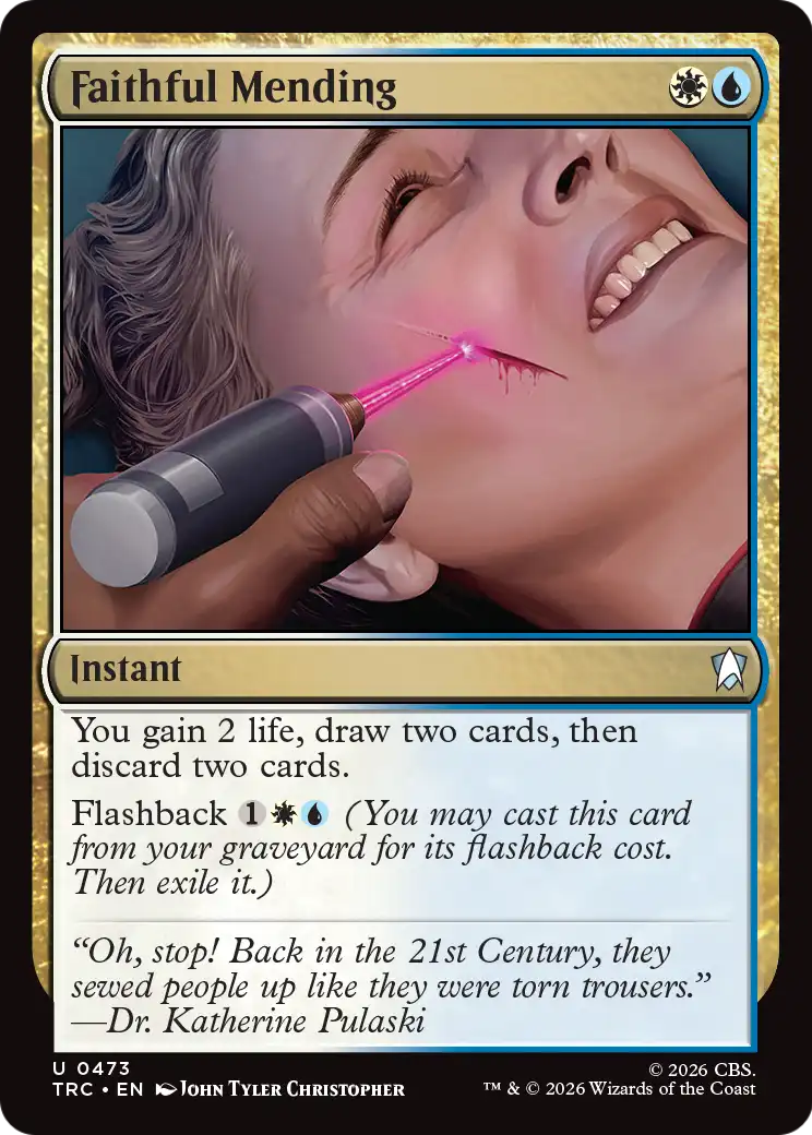 Faithful Mending (Surge Foil) [Star Trek Commander] | Total Play