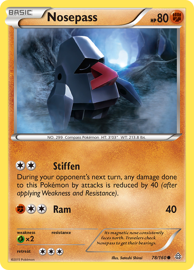 Nosepass (78/160) [XY: Primal Clash] | Total Play