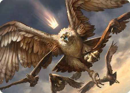 Gwaihir, Greatest of the Eagles Art Card [The Lord of the Rings: Tales of Middle-earth Art Series] | Total Play