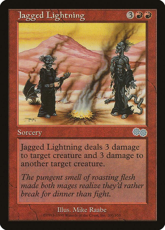 Jagged Lightning [Urza's Saga] | Total Play