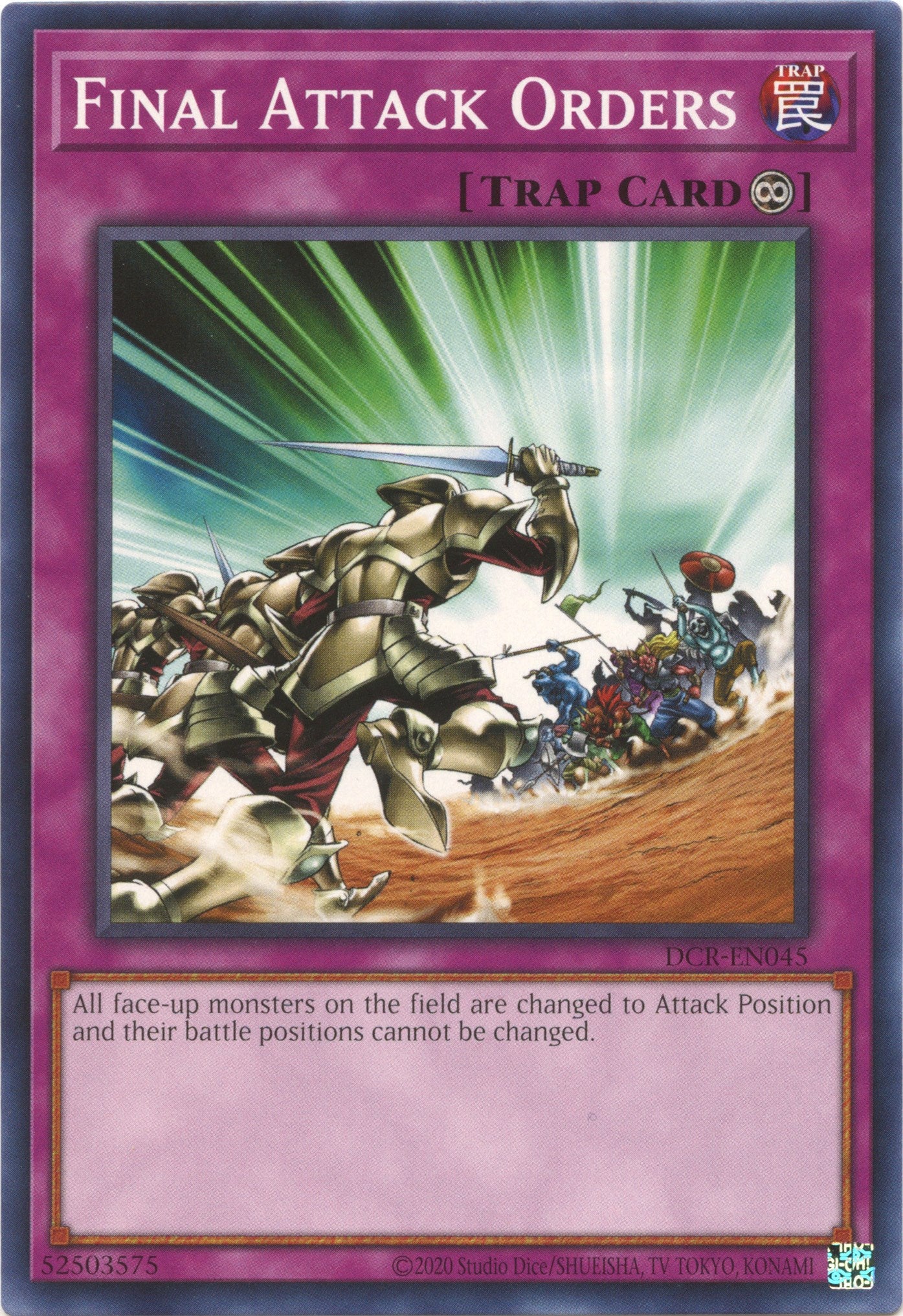 Final Attack Orders (25th Anniversary) [DCR-EN045] Common | Total Play