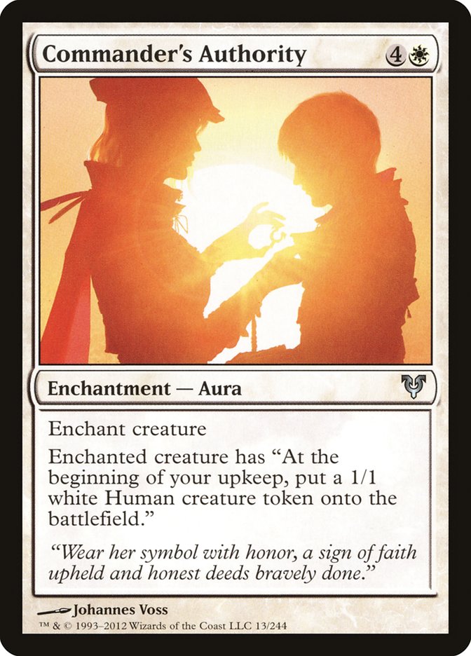 Commander's Authority [Avacyn Restored] | Total Play
