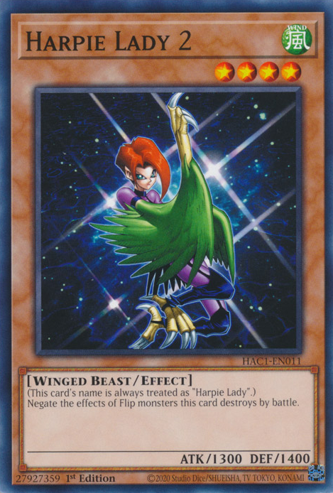 Harpie Lady 2 [HAC1-EN011] Common | Total Play