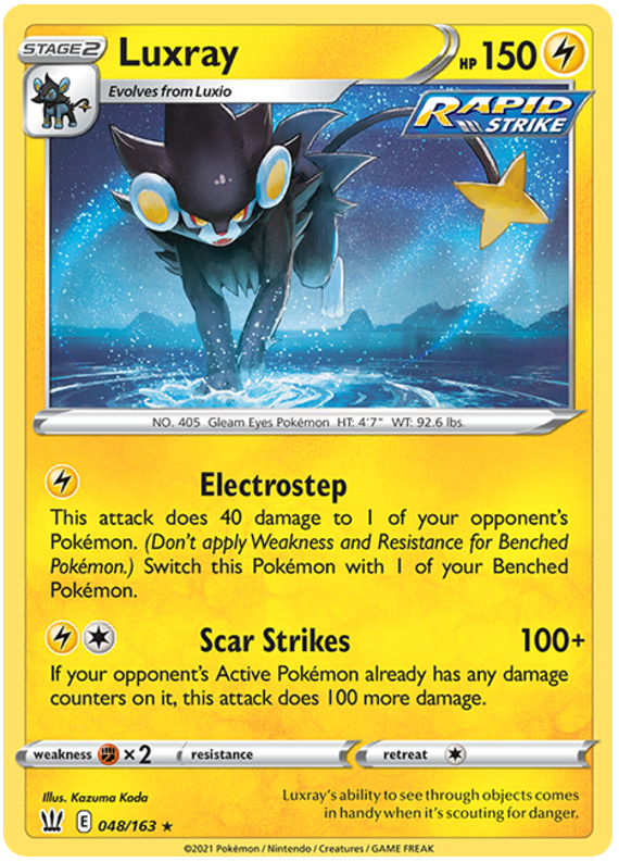 Luxray (048/163) [Sword & Shield: Battle Styles] | Total Play