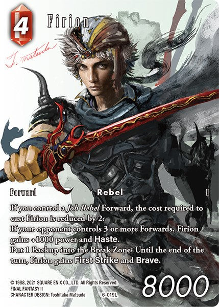 Firion (Full Art Reprint) [Rebellion's Call] | Total Play
