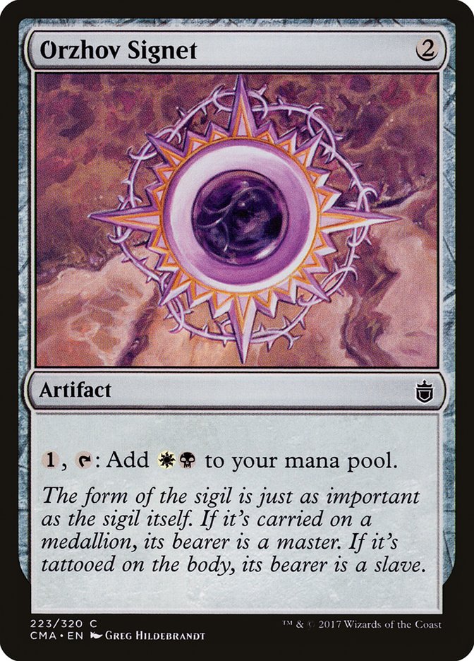 Orzhov Signet [Commander Anthology] | Total Play