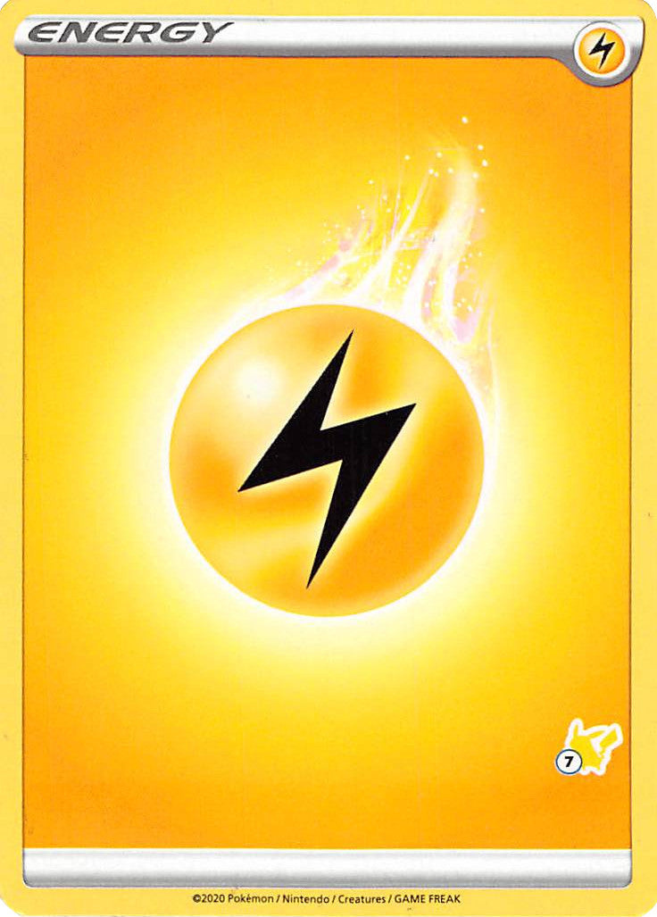 Lightning Energy (Pikachu Stamp #7) [Battle Academy 2022] | Total Play