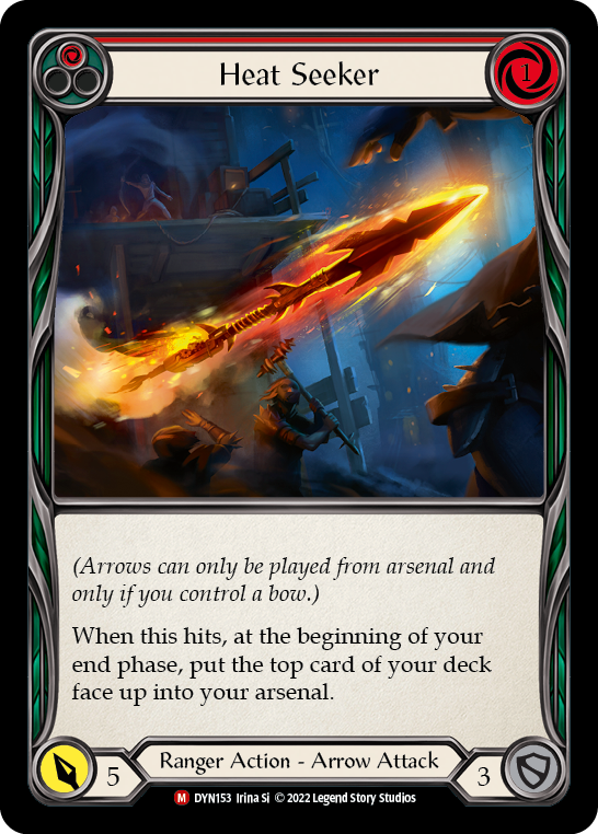 Heat Seeker [DYN153] (Dynasty)  Rainbow Foil | Total Play