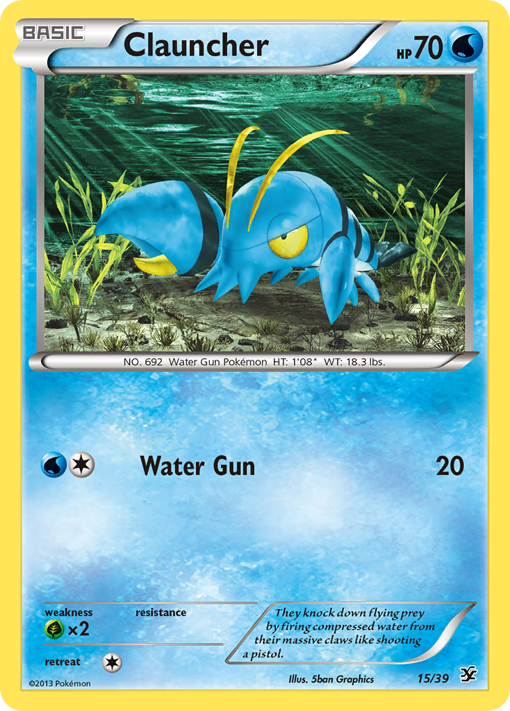 Clauncher (15/39) [XY: Kalos Starter Set] | Total Play