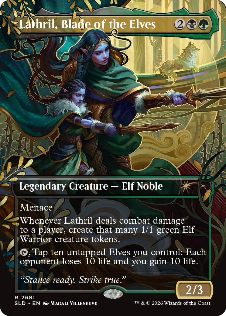Lathril, Blade of the Elves [Secret Lair Drop Series] | Total Play