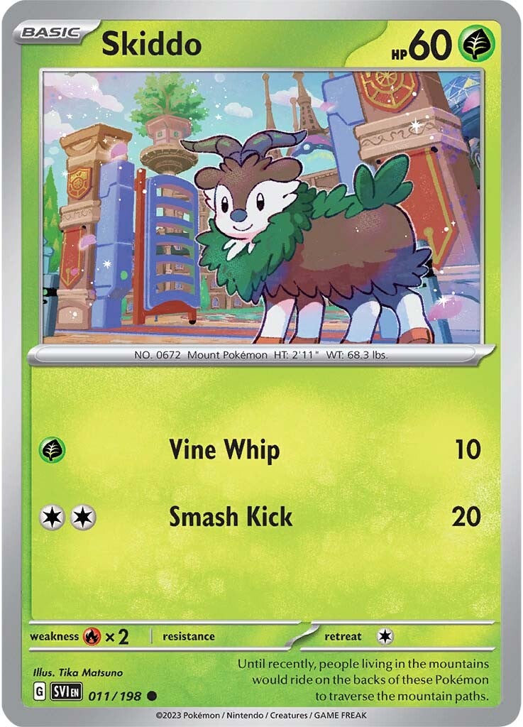 Skiddo (011/198) [Scarlet & Violet: Base Set] | Total Play