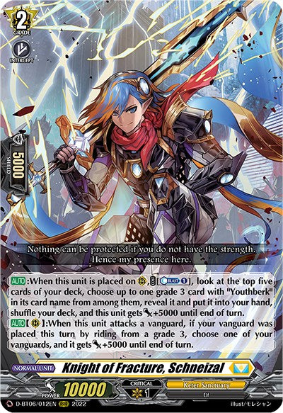 Knight of Fracture, Schneizal (D-BT06/012EN) [Blazing Dragon Reborn] | Total Play