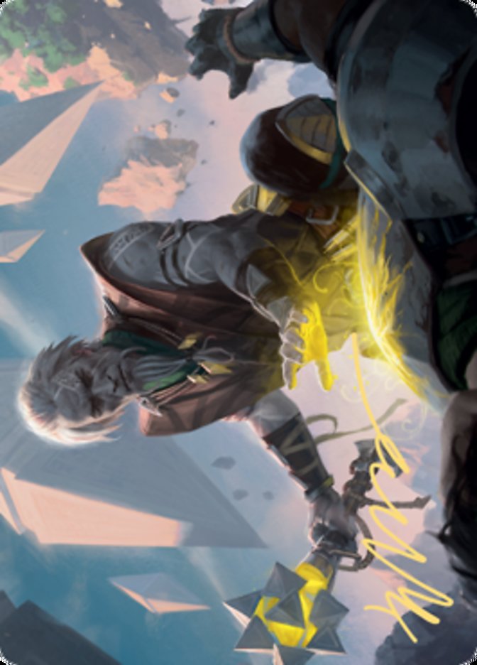 Expedition Healer Art Card (Gold-Stamped Signature) [Zendikar Rising Art Series] | Total Play