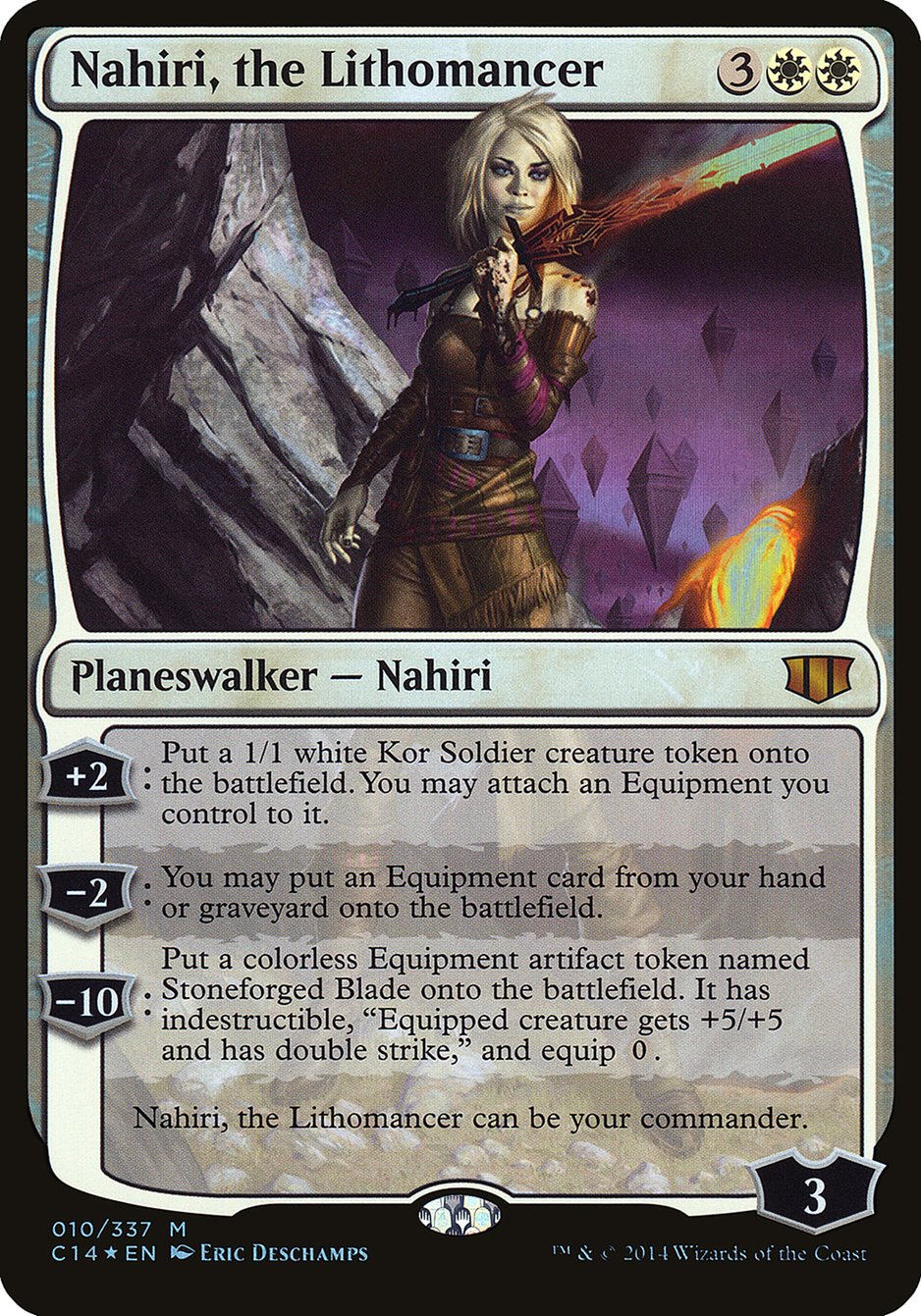 Nahiri, the Lithomancer (Oversized) [Commander 2014 Oversized] | Total Play