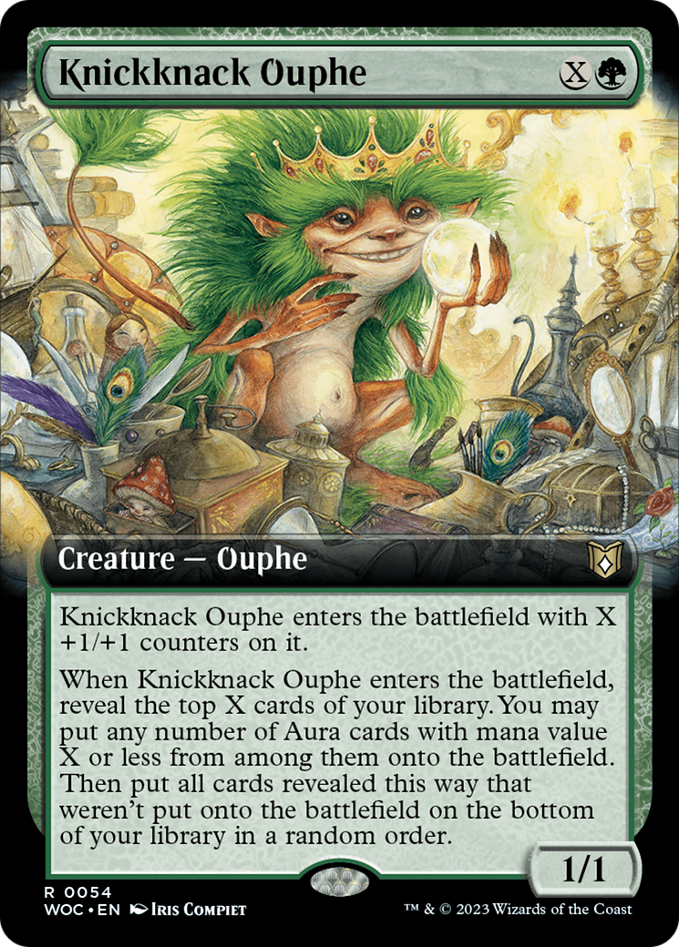 Knickknack Ouphe (Extended Art) [Wilds of Eldraine Commander] | Total Play