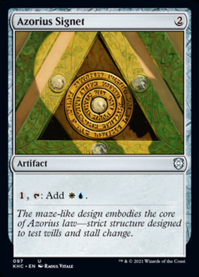 Azorius Signet [Kaldheim Commander] | Total Play