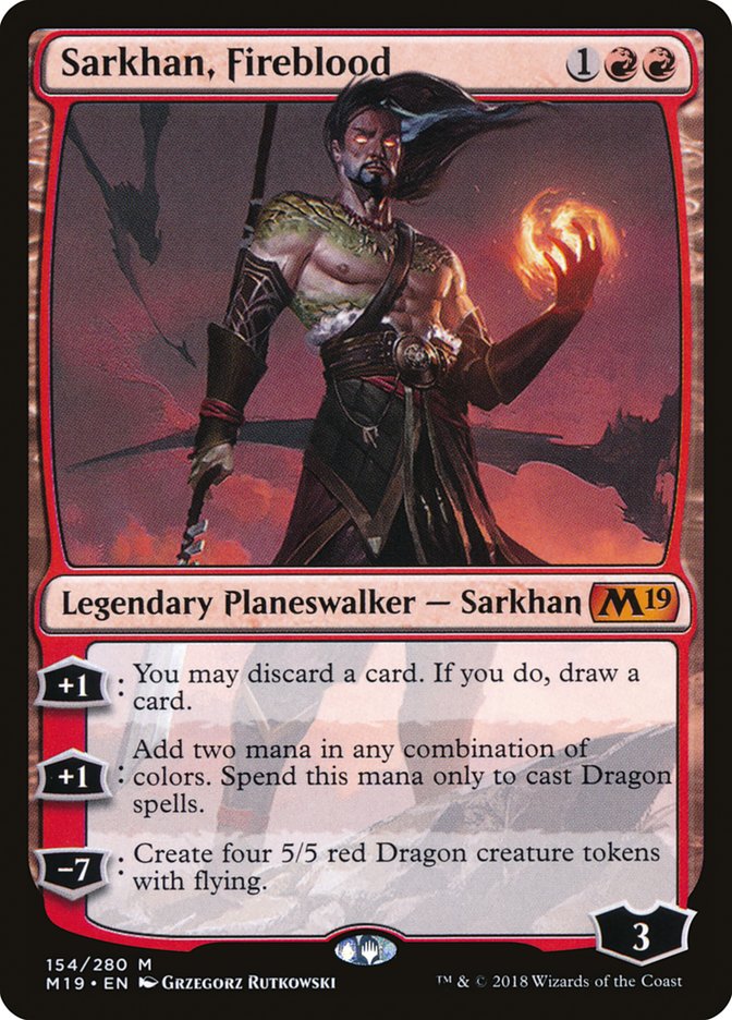 Sarkhan, Fireblood [Core Set 2019] | Total Play