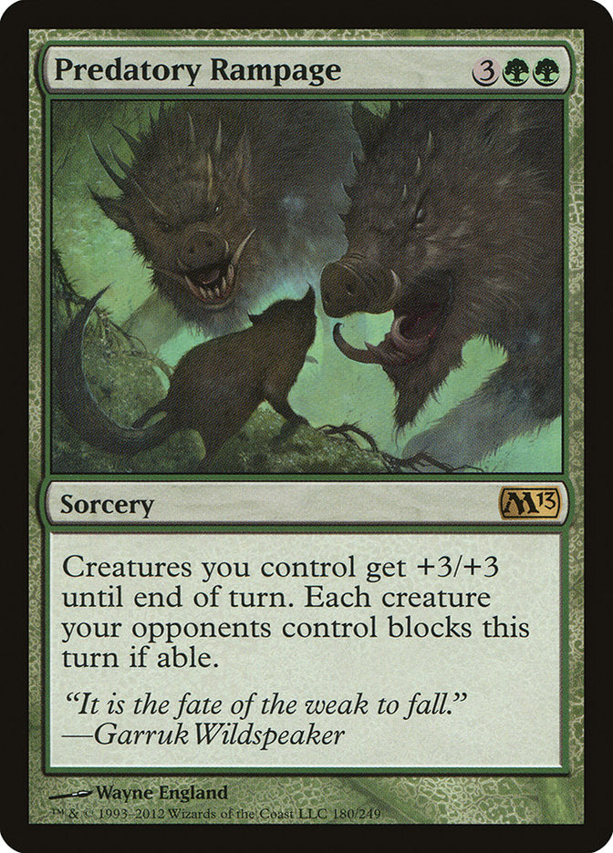 Predatory Rampage [Magic 2013] | Total Play