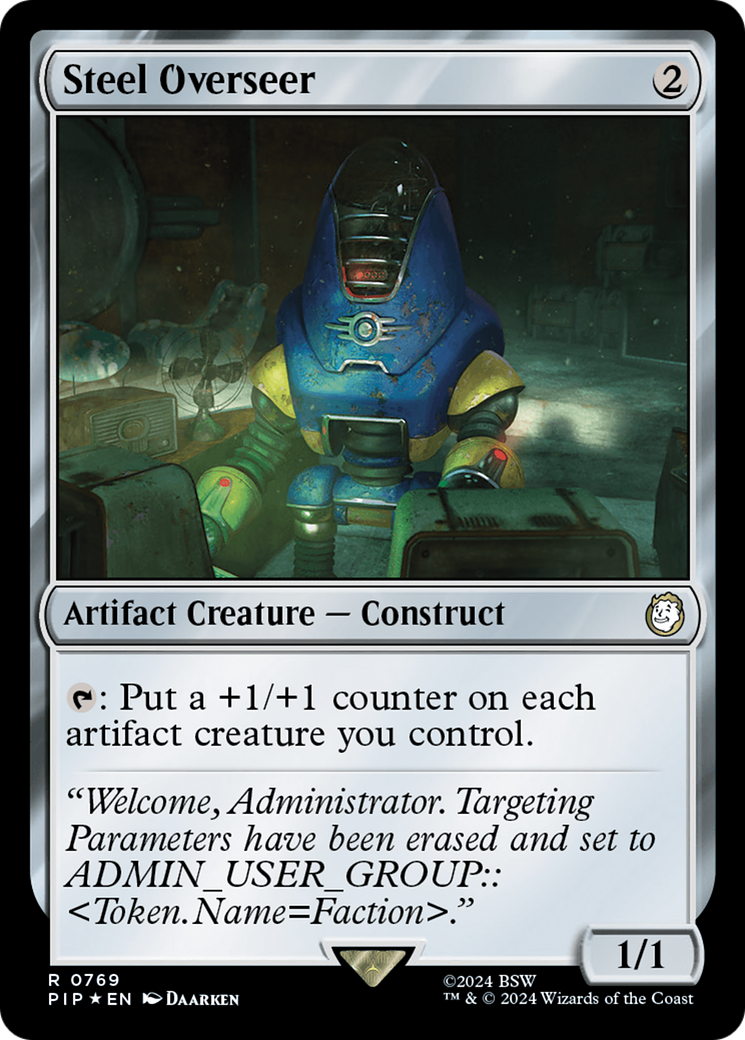 Steel Overseer (Surge Foil) [Fallout] | Total Play