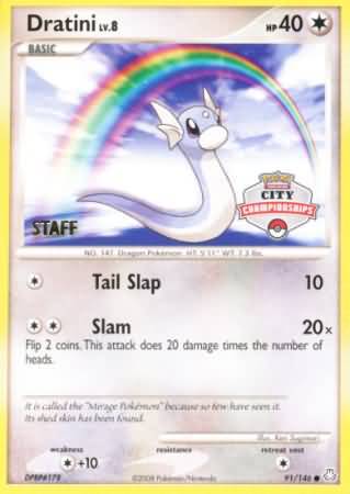 Dratini (91/146) (City Championship Promo Staff) [Diamond & Pearl: Legends Awakened] | Total Play