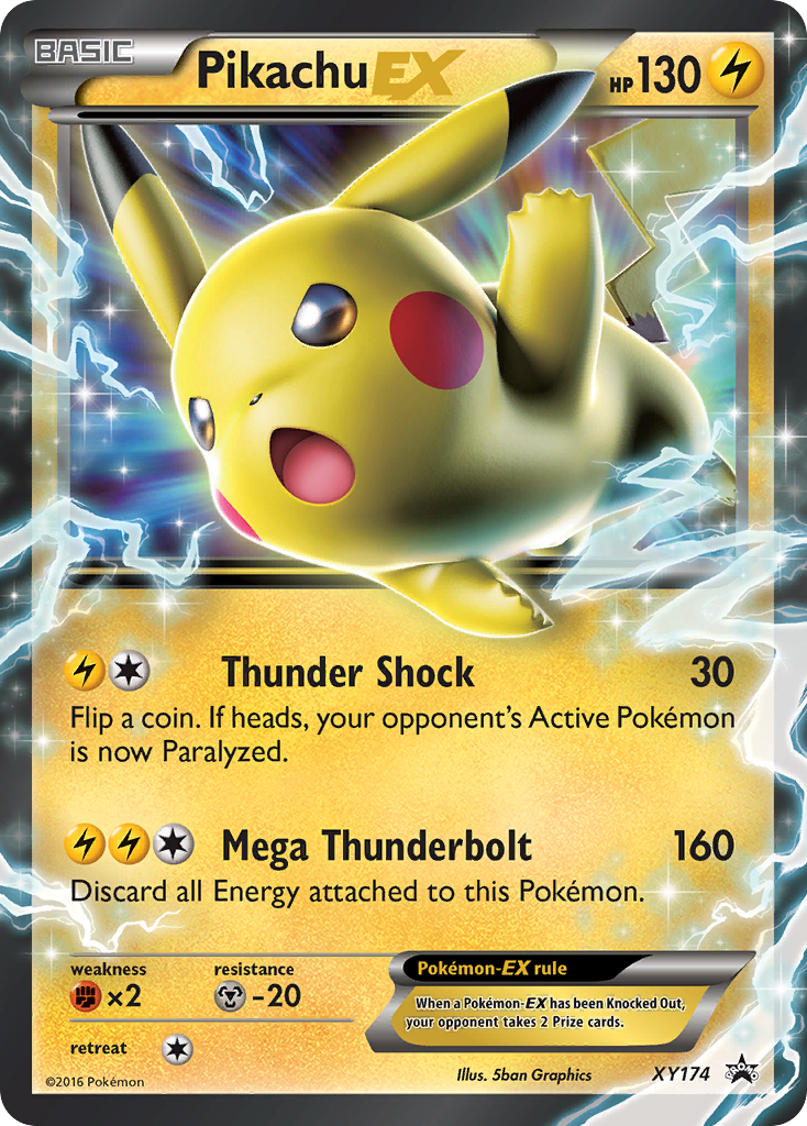 Pikachu EX (XY174) [XY: Black Star Promos] | Total Play