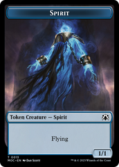 Spirit (9) // Spirit (13) Double-Sided Token [March of the Machine Commander Tokens] | Total Play