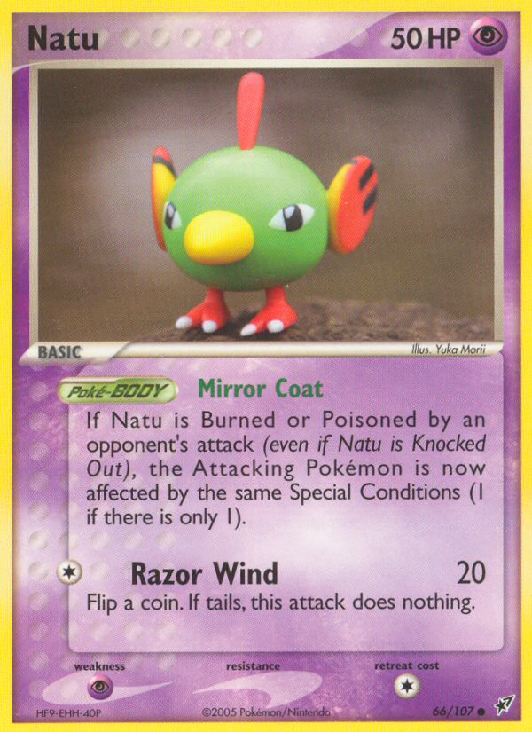 Natu (66/107) [EX: Deoxys] | Total Play