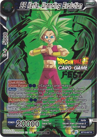 SS Kefla, Unending Evolution (Card Game Fest 2022) (BT15-047) [Tournament Promotion Cards] | Total Play