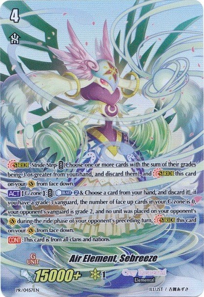 Air Element, Sebreeze (Premium Collection 2019) (PR/0457EN) [Promo Cards] | Total Play