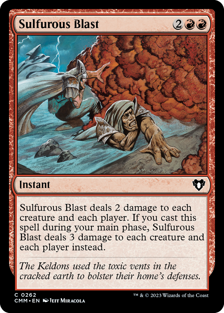 Sulfurous Blast [Commander Masters] | Total Play