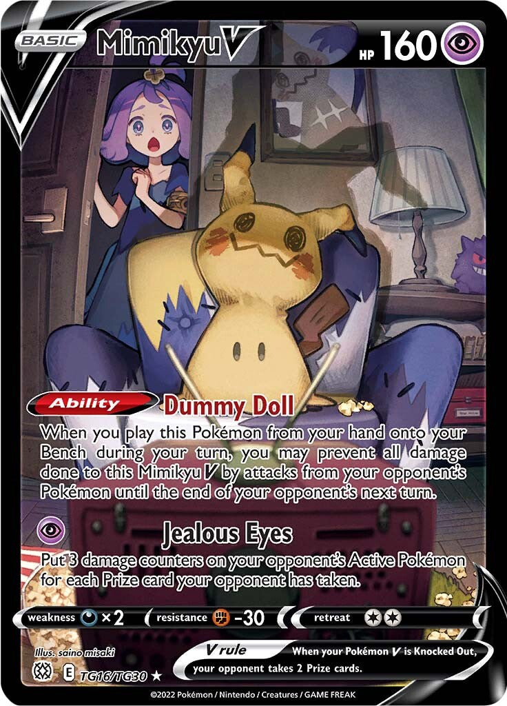 Mimikyu V (TG16/TG30) [Sword & Shield: Brilliant Stars] | Total Play