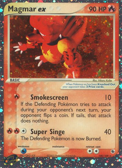 Magmar ex (100/109) [EX: Ruby & Sapphire] | Total Play