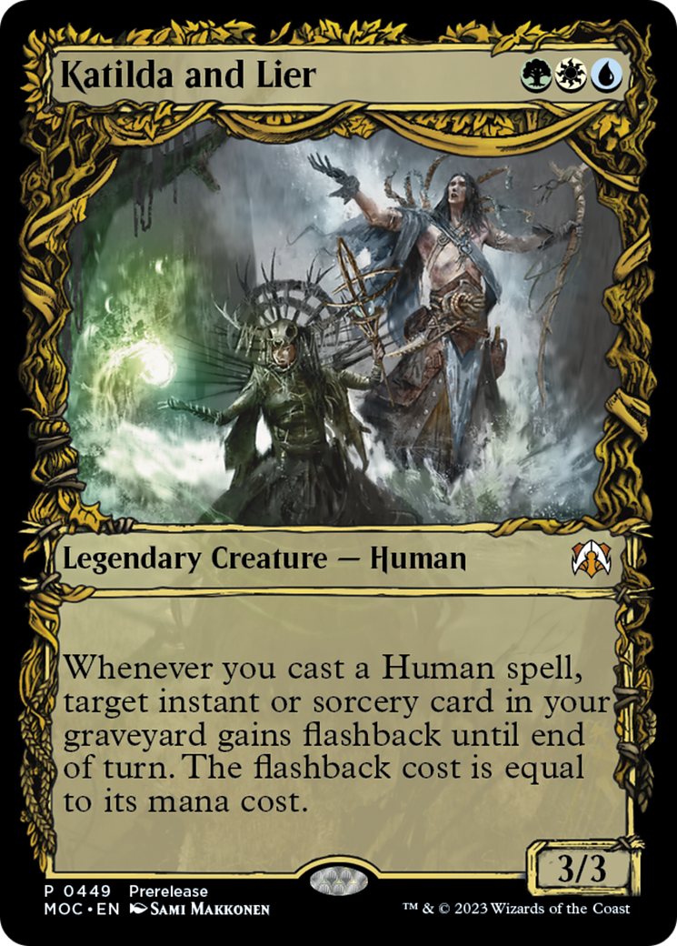 Katilda and Lier (Showcase Planar Booster Fun) [March of the Machine Commander Prerelease Promos] | Total Play